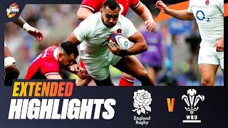 SIX YELLOW & ONE RED CARD  | England v Wales | Extended Highlights | Summer Nations Series