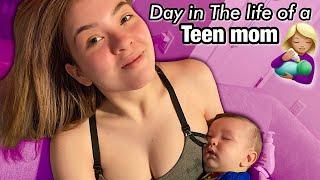 DAY IN THE LIFE OF A TEEN MOM *REALISTIC*