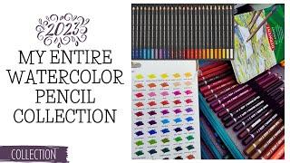 My FULL Watercolor Pencil Collection | 2023 Edition