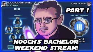 SWGOH Live!  Roster Reviews, Mods and MOAR!  Bachelor Weekend Part 1