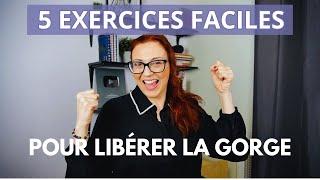 5 Exercices MAGIQUES Pour Libérer Votre Gorge Tendue!