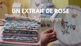 Un extrait de Rose au Printemps #englishpaperpiecing #tricot