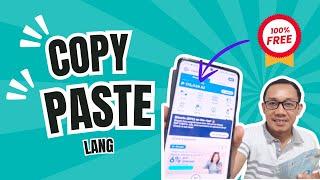 KUMITA SA GCASH NG P14,000  SA COPY & PASTE LANG ONLINE LIBRE LANG GAMIT CELLPHONE