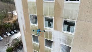 KTV Group Cleaning Drone, facade cleaning with drone