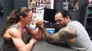 Mixed Arm Wrestling Tiny Vs. The Beast XD