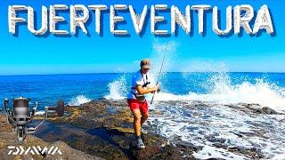 Shore Fishing Adventure in Fuerteventura: Waves, Wind and Foam! New Daiwa CERTATE 24