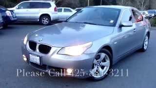 2005 BMW 525i 6 Speed Sedan Perfect History Loaded Only 62k Low Miles!