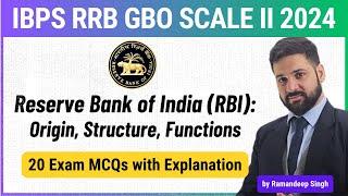 IBPS RRB Scale II 2024: RBI Origin, Functions and Updates