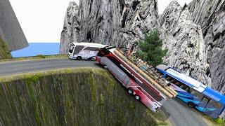 Terrifying Journey !! World Most Dangerous Road Routes - Euro Truck Simulator 2