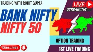 Live Trading In Nifty And Banknifty |Live Nifty And Banknifty Analysis Trading With 1st Live Trading