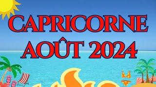 #CAPRICORNE   AOÛT 2024 - QUELLE PUISSANCE  VOUS ÊTES MAÎTRE DE VOTRE PROPRE VIE- VICTOIRE 