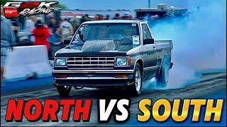 NORTH VS SOUTH TAILGATE CLASS NO PREP RACING #trucks #noprep #racing