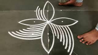 Easy padikolam designs| Simple muggulu designs| easy rangoli designs| Beginners kolam