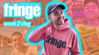 the 2024 Edinburgh Fringe vlog part 2 | we stayed on a Playbill cruise ship?!