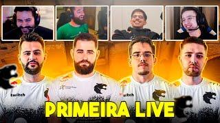 FALLEN ABRIU LIVE JOGANDO COM ART, YUURIH E GUERRI NA FURIA! CSGO