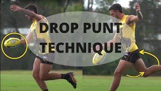 AFL kicking technique