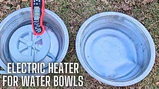 Bird Bath Heater | Water heater for chicken coop