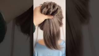 2 minutes Easy Bun Hairstyle for Eid #shorts #viral #hairstyle #glamreel