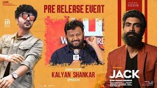 Director Kalyan Shankar Speech @ JACK Pre-Release Event | Siddhu Jonnalagadda, Vaishnavi Chaitanya