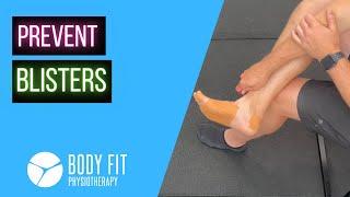 How to prevent blisters - taping technique