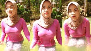 Hijab Style Hijabers Cantik Simple Outfit Berenang Terbaru kelihatan Cantik Banget