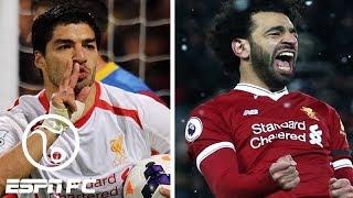 Luis Suarez 2013-14 vs. Mohamed Salah 2017-18 at Liverpool | ESPN FC