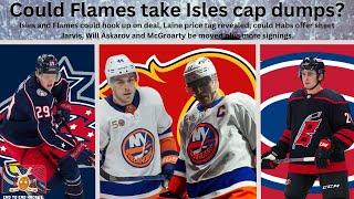 NHL Trade Rumours: Flames and Isles trade, Habs offer sheeting Jarvis, Laine trade update + more.