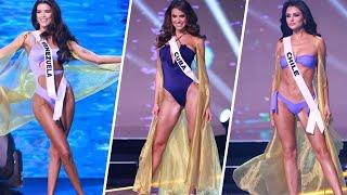 Las latinas desfilan en traje de baño en Miss Universo 2024