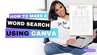 Canva Tutorial: How to Create a Word Search on Canva