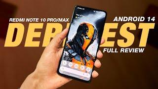 DerpFest 14 Official For Redmi Note 10 Pro/Max | Android 14 QPR2 | Full Detailed Review