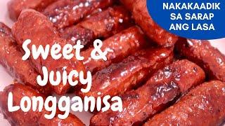 How to make Skinless Sweet Longganisa [My OWN HOMEMADE original recipe]