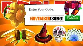 LIST OF ALL *WORKING* PROMO CODES AND FREE ITEMS ON ROBLOX! (NOVEMBER 2020)