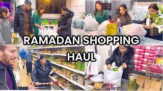 RAMADAN SHOPPING HAUL 2024| ADEENAS FIRST RAMADAN SHOPPING AT IN-LAWS HOUSE