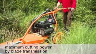 AS 65 professional brushcutter in action