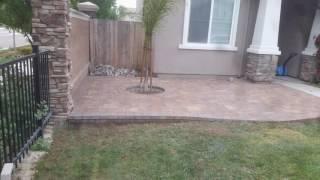 Konig Construction Paver Front Yard