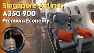 SINGAPORE AIRLINES A350-900 Premium Economy Bulkhead Seat | Singapore to Munich | Jeo and Johi