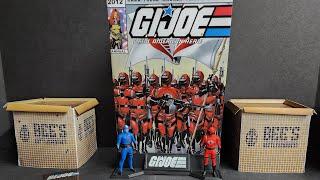 Mcfarlane Toys GIJoe Page Punchers Cobra Commander and Crimson Guard