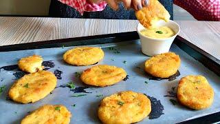 New Cheesy Hash Brown Recipe | Crispy Hash Browns | Potato Snacks Recipes