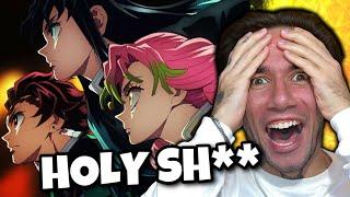 FIRST TIME REACTION to DEMON SLAYER OPENING 4