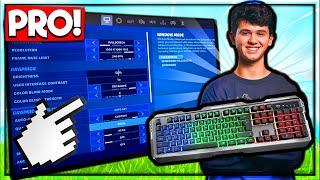 DIE BESTEN *PROFI* EINSTELLUNGEN für [MAUS und TASTATUR]!  Fortnite Pro Settings [Pc - Deutsch]