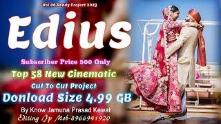 vol 6 ready edius project ! edius cinematic cut to cut project 2023 ! edius project ! by editing jp!