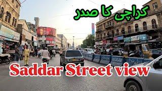 KARACHI SADDAR STREET VIEW DRIVE 2024, Saddar Karachi 2024, Karachi City Street View 2024- 4K HD.