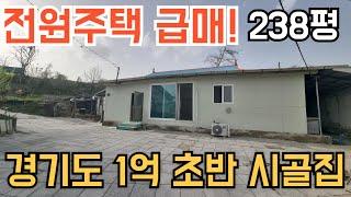 [219] 경기도 1억대 초반 시골집 급매물, 평당 60만원도 안되는 살기 좋은 시골주택