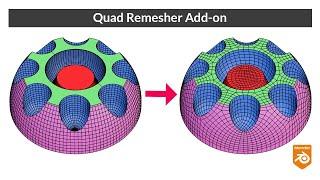 Quad Remesher add-on | Blender Secrets