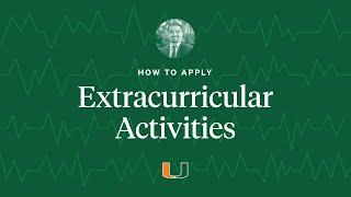 How to Apply: Extracurricular Activities