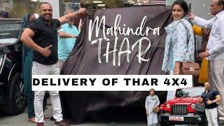 Delivery of Mahindra THAR 4X4 Petrol Manual | BS6.2 | New 2023 |