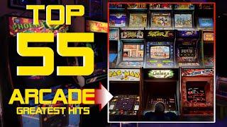 TOP 55 ARCADE GAMES - GREATEST HITS All Time 