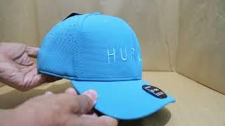 Boné Unissex Snapback Azul Turquesa Hurley