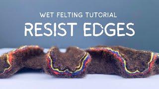 Wet Felting Pleats, Pop Art, Lines and Edges for Sculptural felt, Clothing, Wall Art & More!