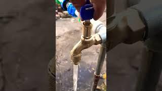 Краник шаровый с замком  Бабули больше не будут пиzдeть водицу  #сантехник обзорит #новинки 